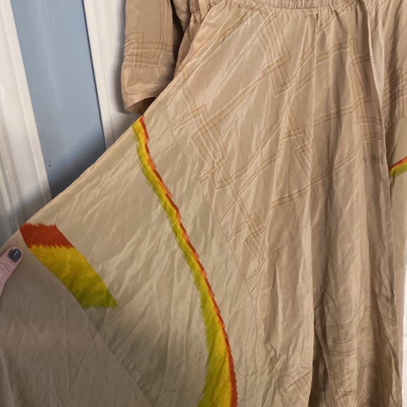 Extremely RARE Sample Sale Rasta Rainbow L.A.M.B. Silk Dress - Picture 5 of 13